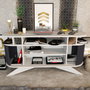 Hanah Home Aparador Moderno Blanco y Antracita